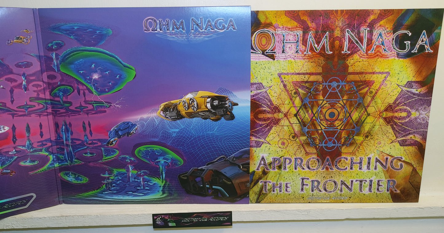 OhmNaga - Approaching the Frontier - Deluxe Glow-in-Dark UV Vinyl Gatefold LP and 11"x11" Art Folio - Limited 1st and LAST UV Vinyl Pressing of 500 Copies