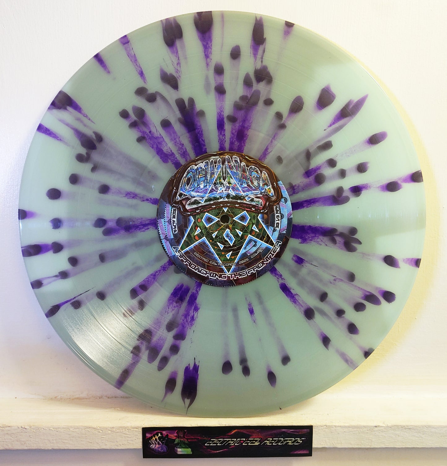 OhmNaga - Approaching the Frontier - Deluxe Glow-in-Dark UV Vinyl Gatefold LP and 11"x11" Art Folio - Limited 1st and LAST UV Vinyl Pressing of 500 Copies