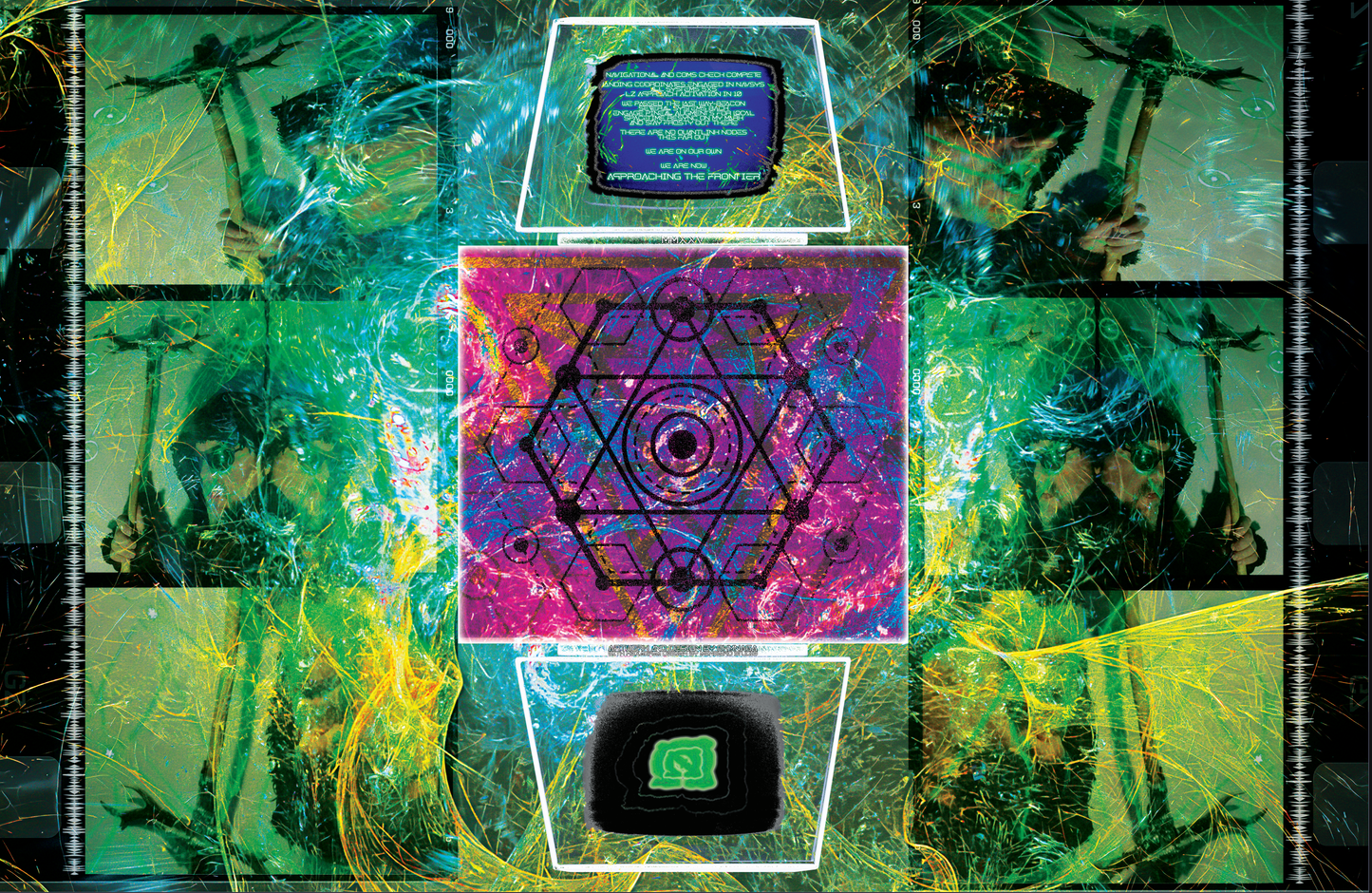 Deluxe CD with Art Folio - OhmNaga - Approaching the Frontier