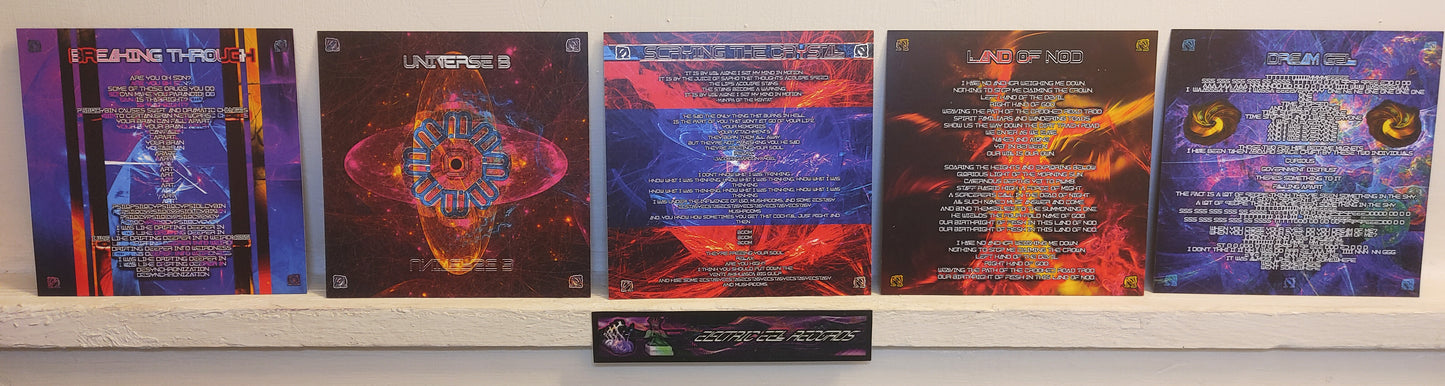 Deluxe CD with Art Folio - OhmNaga - Approaching the Frontier
