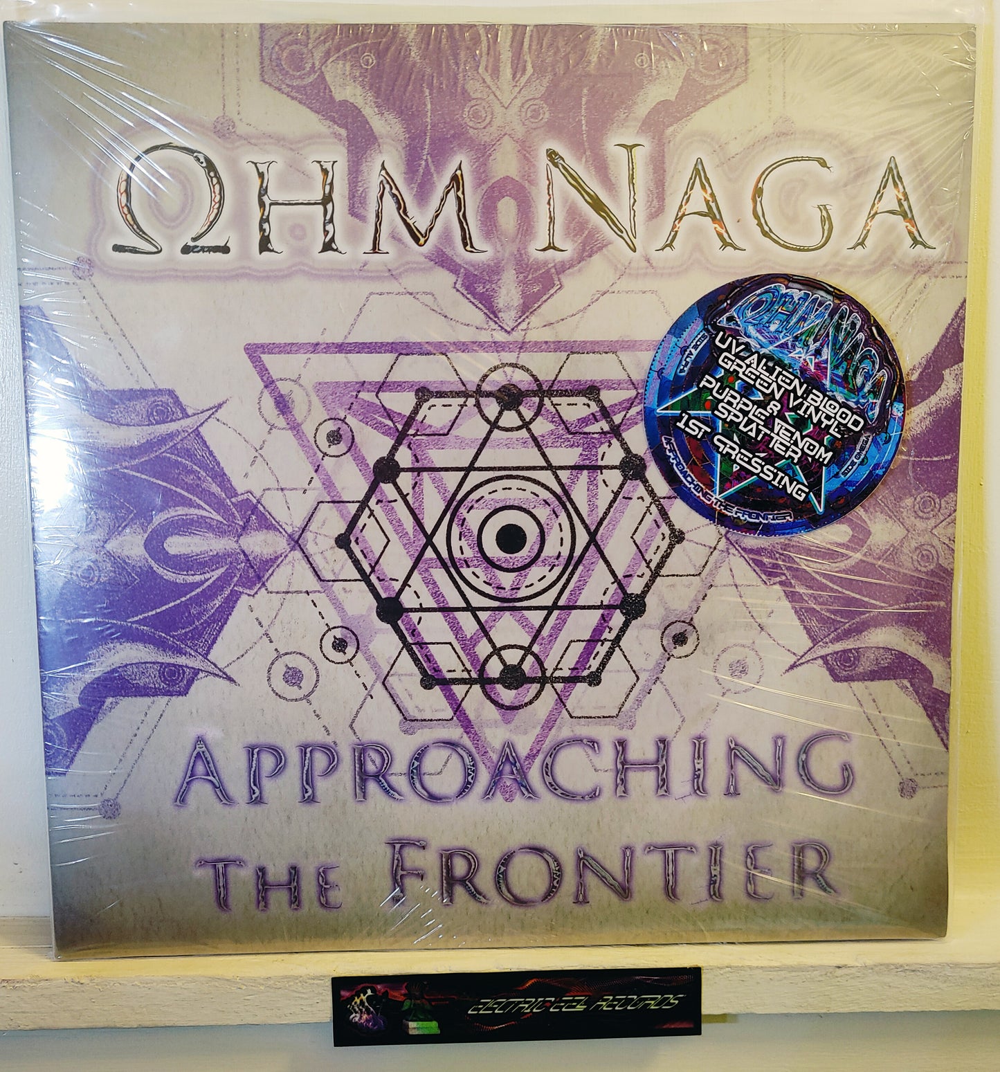 OhmNaga - Approaching the Frontier - Deluxe Glow-in-Dark UV Vinyl Gatefold LP and 11"x11" Art Folio - Limited 1st and LAST UV Vinyl Pressing of 500 Copies