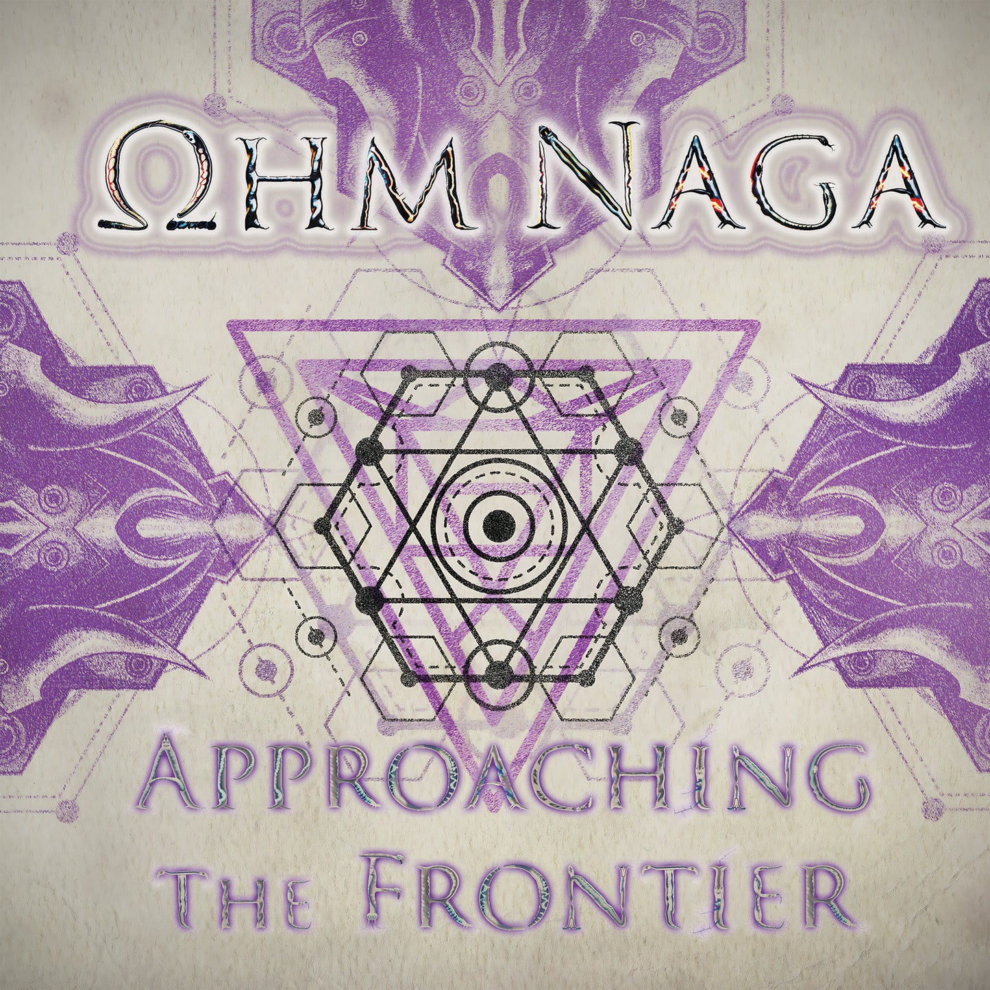 OhmNaga - Approaching the Frontier - Deluxe Glow-in-Dark UV Vinyl Gatefold LP and 11"x11" Art Folio - Limited 1st and LAST UV Vinyl Pressing of 500 Copies